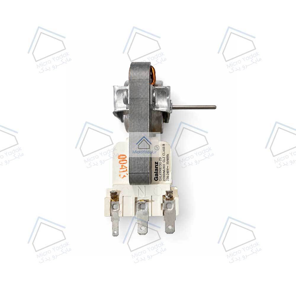 عکس لیبل موتور فن گالانز مدل GAL6309E(30)-ZD برای بررسی مشخصات قطعه